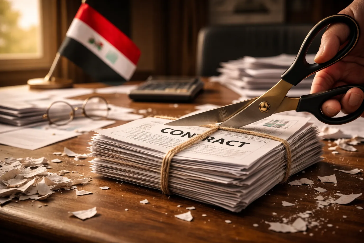 الحكومة العراقية تتخذ خطوات لإنهاء عقود المستشارين والخبراء لضغط النفقات